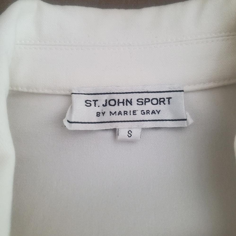 💯 St. John Sport Fringe Trim Jacket - Picture 8 of 12